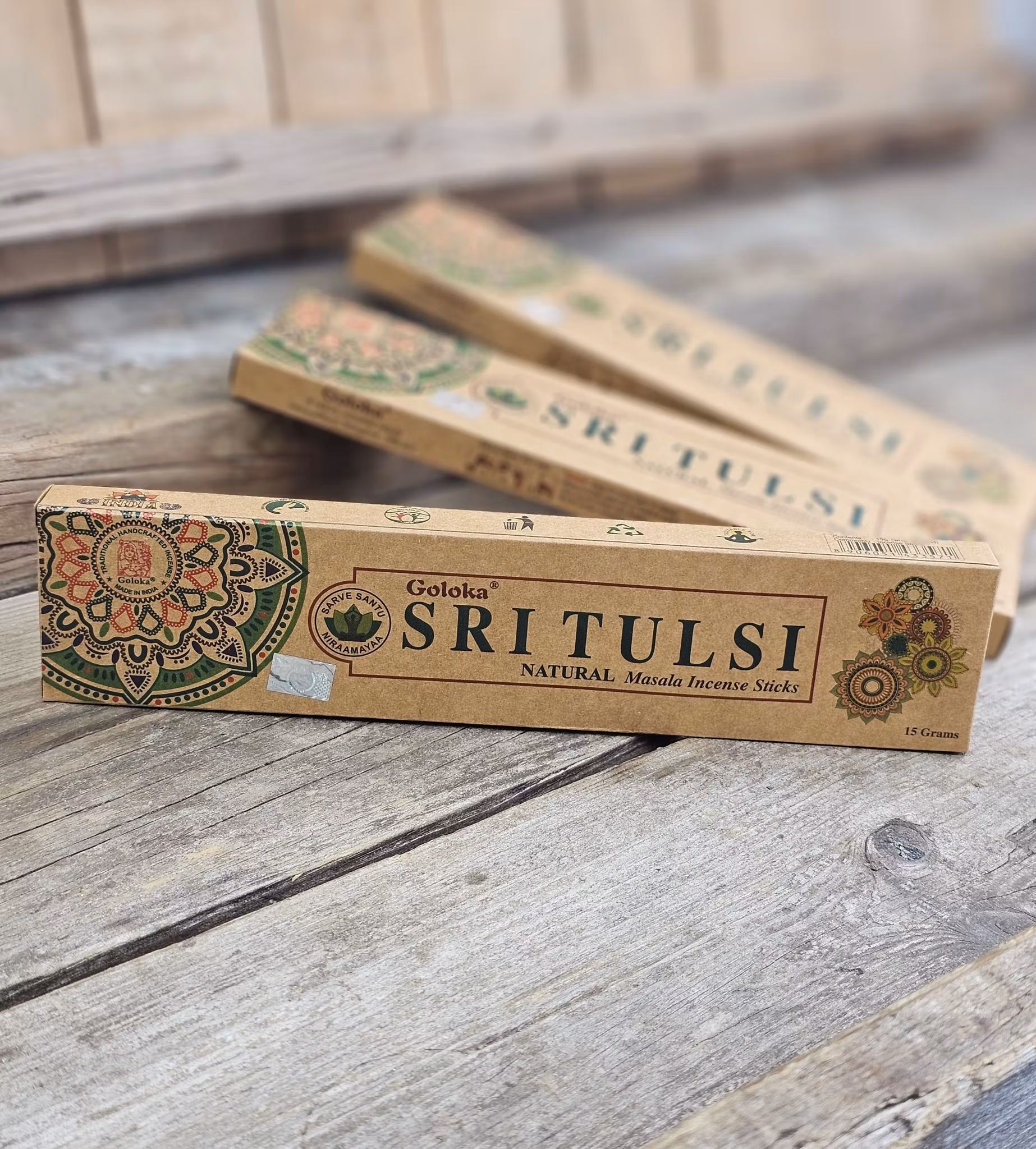 GOLOKA - Organic Sri Tulsi, rökelsepinnar