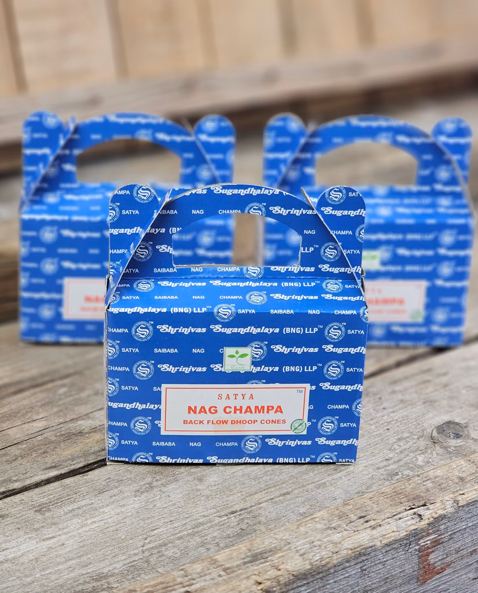 Satya - Nag Champa, rökelsekoner backflow