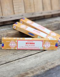 Satya - Myrrh, rökelsepinnar