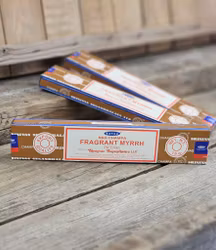 Satya - Nag Champa Fragrant Myrrh, rökelsepinnar