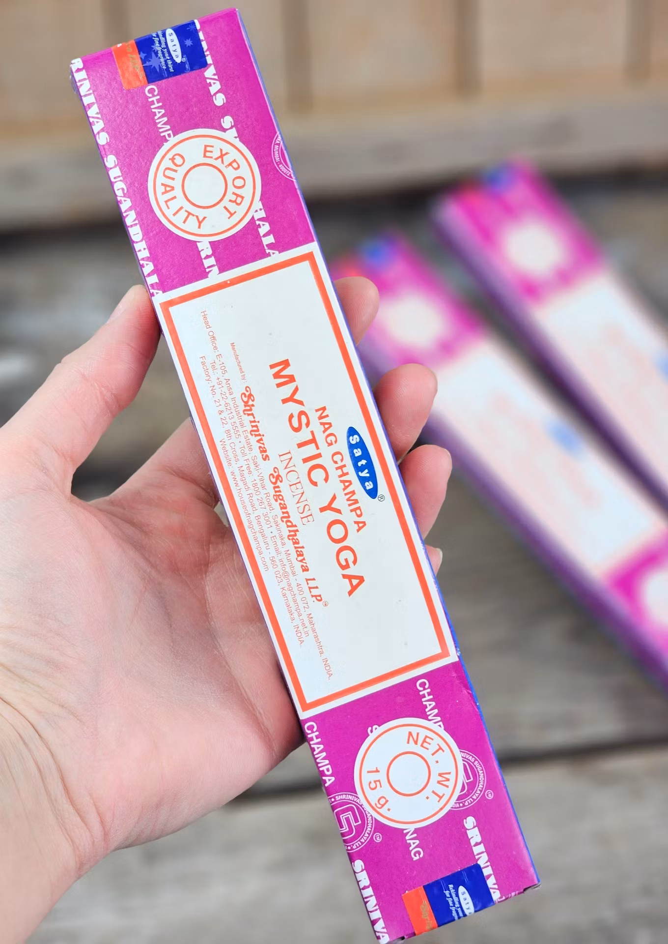 Satya - Nag Champa Mystic Yoga, rökelsepinnar