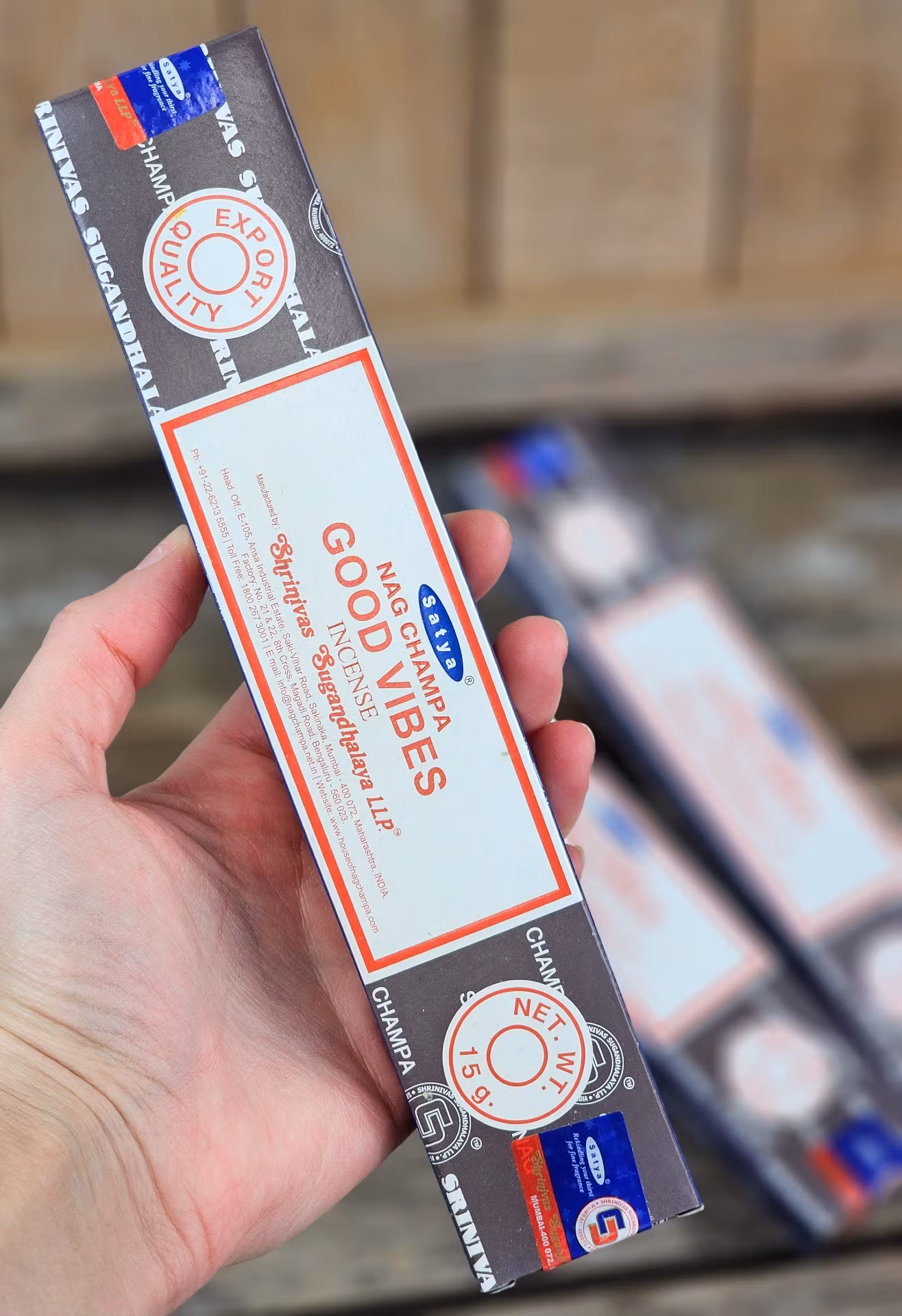 Satya - Nag Champa Good Vibes, rökelsepinnar