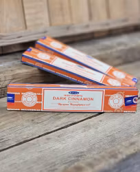 Satya - Nag Champa Dark Cinnamon, rökelsepinnar