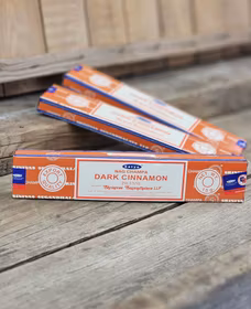 Satya - Nag Champa Dark Cinnamon, rökelsepinnar
