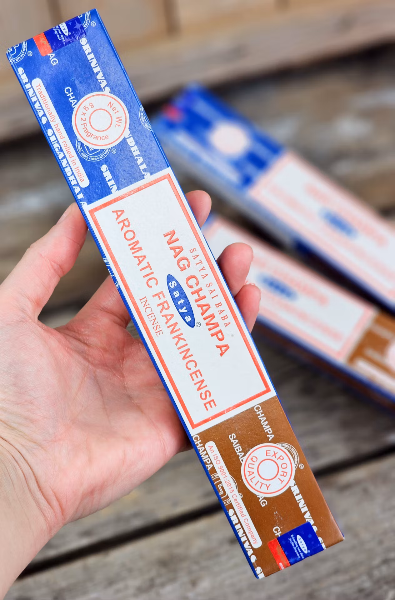 Satya Sai Baba Combo Serie - Nag Champa & Aromatic Frankincense, rökelsepinnar