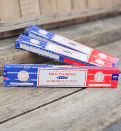 Satya Sai Baba Combo Serie - Nag Champa & Dragon's Blood, rökelsepinnar