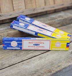 Satya Sai Baba Combo Serie - Nag Champa & Seven Chakra, rökelsepinnar