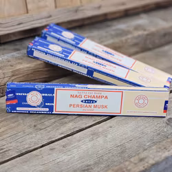 Satya Sai Baba Combo Serie - Nag Champa och Persian Musk, rökelsepinnar