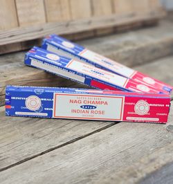 Satya Sai Baba Combo Serie - Nag Champa & Indian Rose, rökelsepinnar