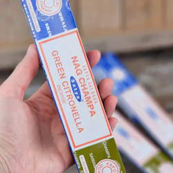 Satya Sai Baba Combo Serie - Nag Champa och Green Citronella, rökelsepinnar
