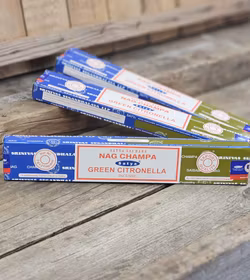 Satya Sai Baba Combo Serie - Nag Champa och Green Citronella, rökelsepinnar