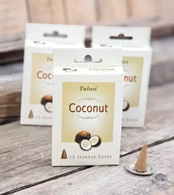 Tulasi - Coconut, rökelsekoner