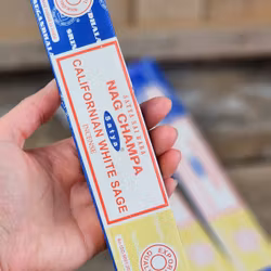 Satya Sai Baba Combo Serie - Nag Champa och Californian White Sage, rökelsepinnar