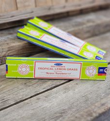Satya - Nag Champa Tropical Lemon Grass, rökelsepinnar
