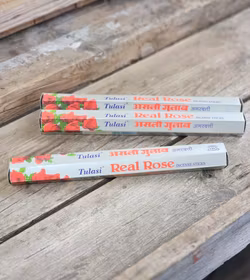 Tulasi - Real Rose, rökelsepinnar