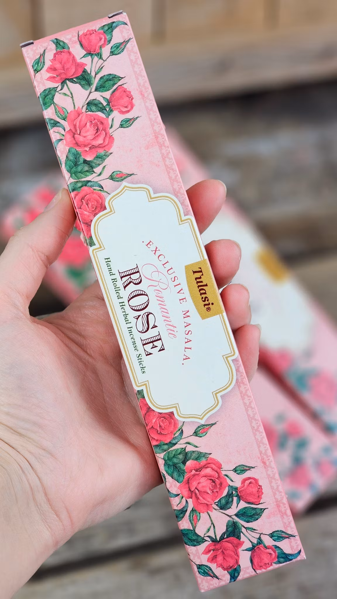 Tulasi - Exclusive Rose, rökelsepinnar