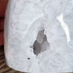 Agat, polerad kristall stående #4