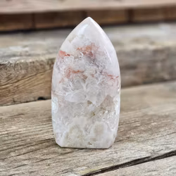 Rosa Ametist, polerad kristall stående #5