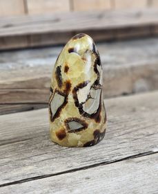 Septarian (Draksten), polerad kristall stående friform #8
