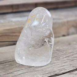 Bergkristall, polerad kristall stående friform #1