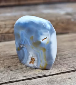 Orca Agat, polerad kristall stående friform #7