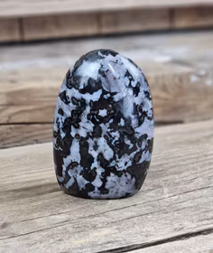 Indigo Gabbro, polerad kristall stående friform #10
