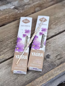 Sagrada Madre -  YAGRA, Viol & Lavendel rökelsepinnar