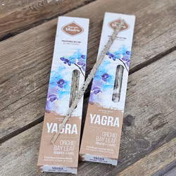 Sagrada Madre -  YAGRA, Orkidé & Lagerblad rökelsepinnar