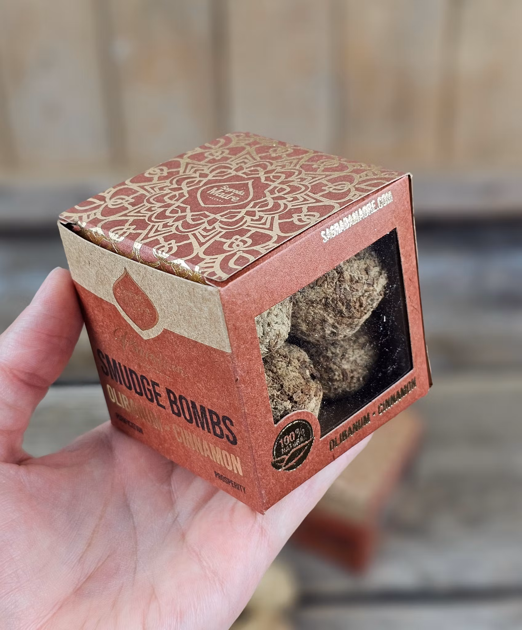 Sagrada Madre - Premium Bombitas, Olibanum & Kanel rökelsebollar