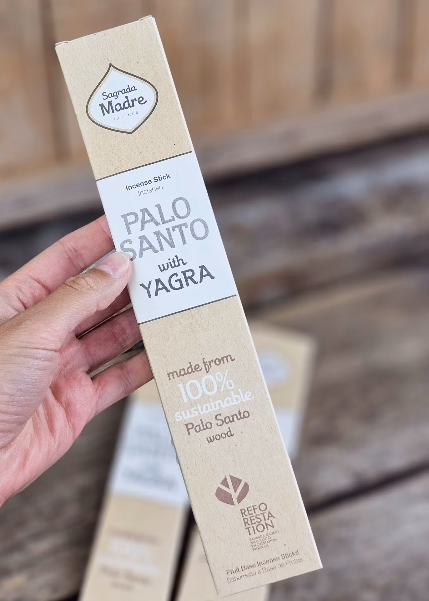 Sagrada Madre - Palo Santo med Yagra, rökelsepinnar