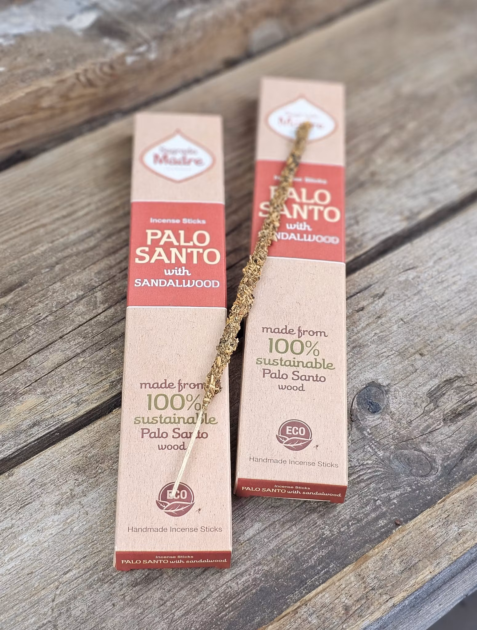 Sagrada Madre - Palo Santo med Sandalwood, rökelsepinnar
