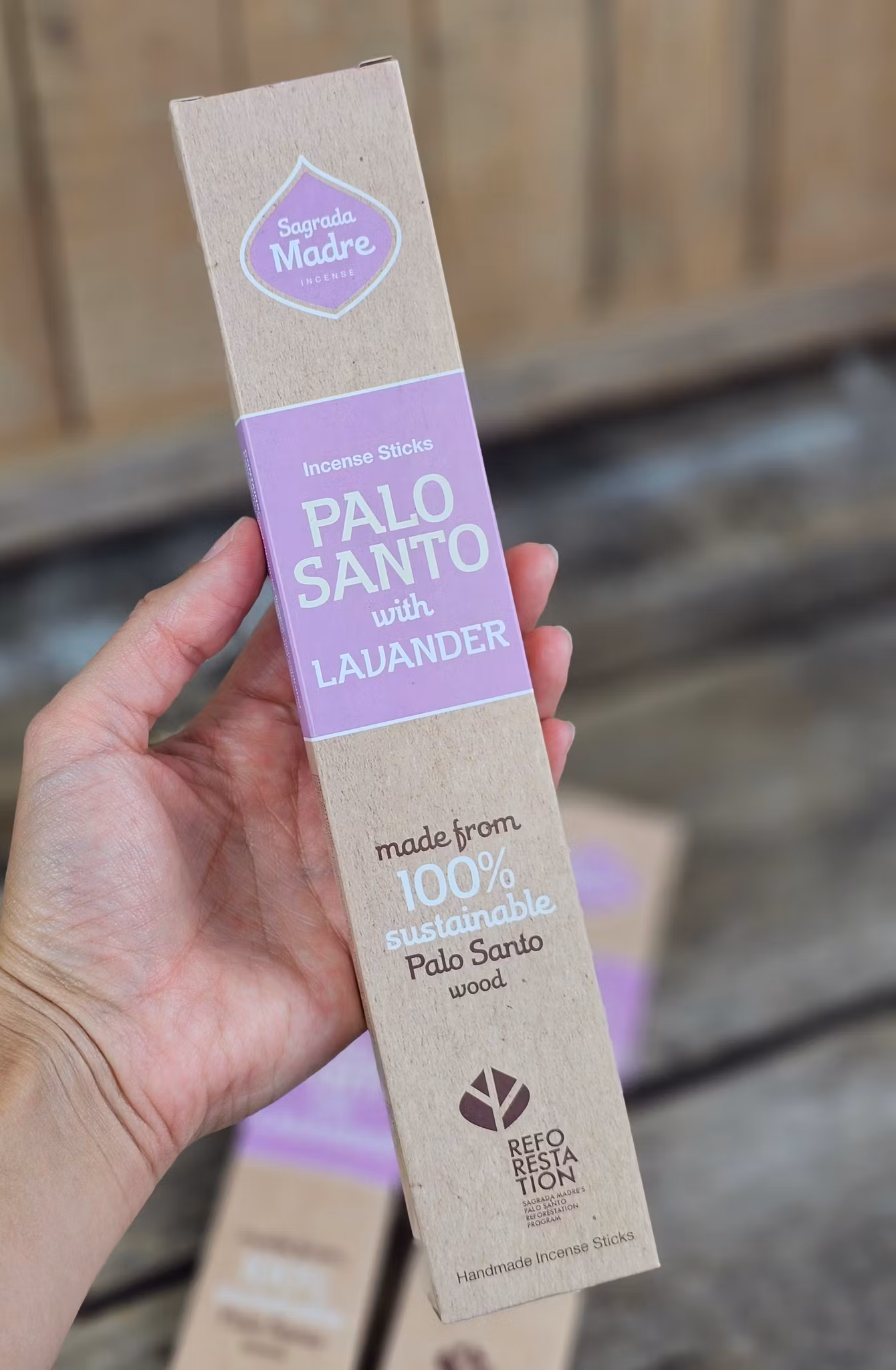 Sagrada Madre - Palo Santo med Lavendel, rökelsepinnar