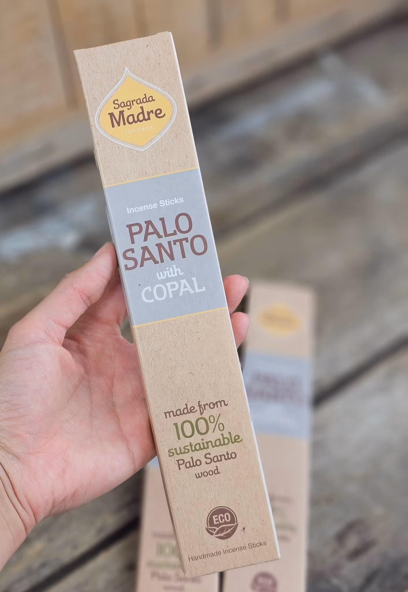Sagrada Madre - Palo Santo med Copal, rökelsepinnar