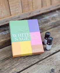 Aromafume - White Sage presentförpackning, Eterisk olja Aromaterapi