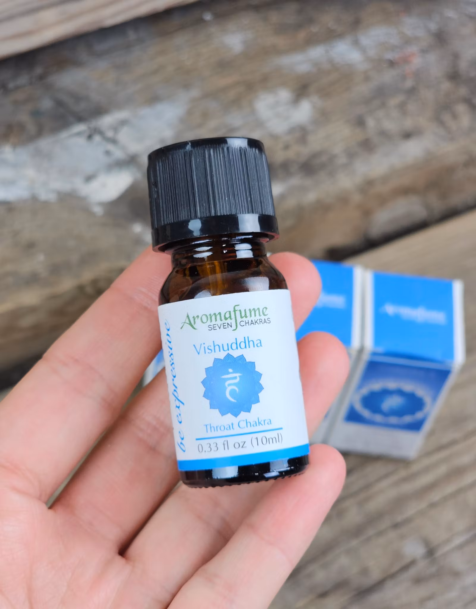 Aromafume – Vishuddha Throat Chakra, eterisk oljeblandning 10 ml