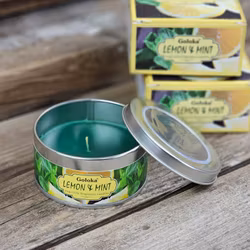 Goloka - Citron & Mint, doftljus 6h