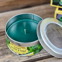Goloka - Citron & Mint, doftljus 6h