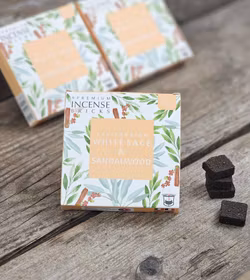 Aromafume - White Sage & Sandalwood, rökelsebrickor