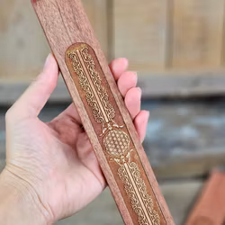 Rökelsehållare i trä, Flower Of Life
