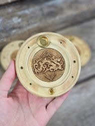 Rökelsehållare för koner & pinnar, Dragon