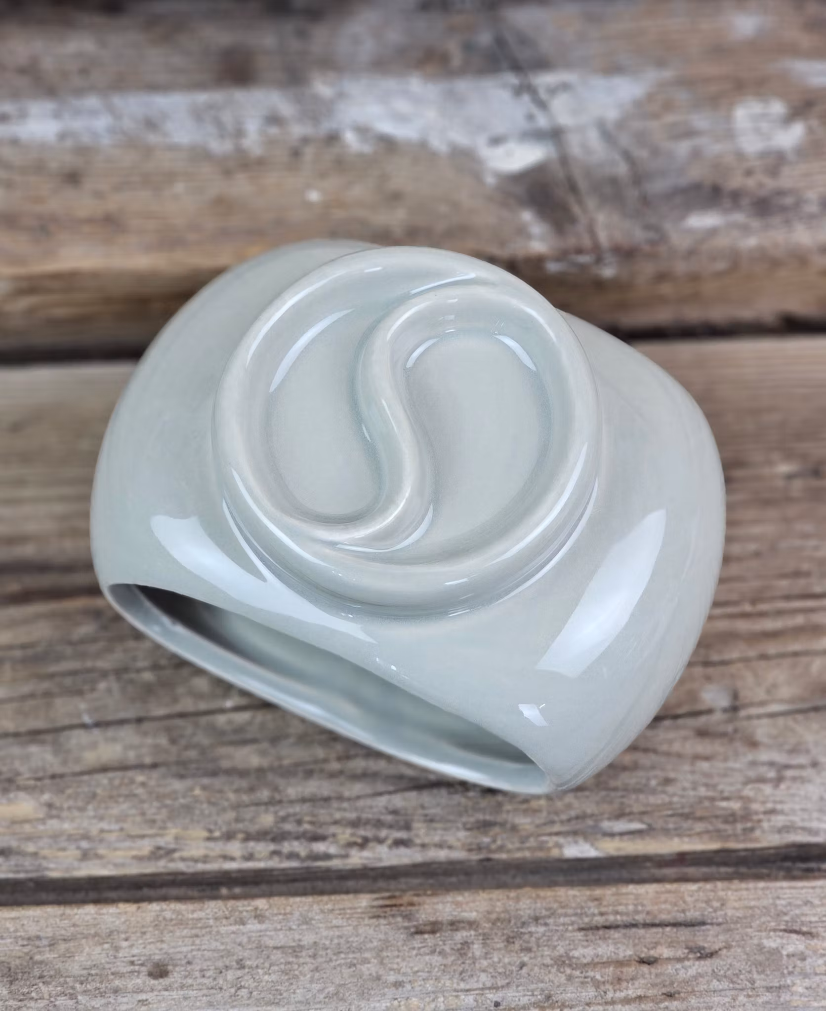 Aromalampa, dubbel diffuser grå