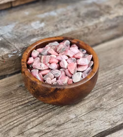 Rodokrosit, små trumlade