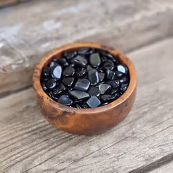 Obsidian, små trumlade