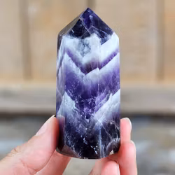 Chevron Ametist (Drömametist), spets #5