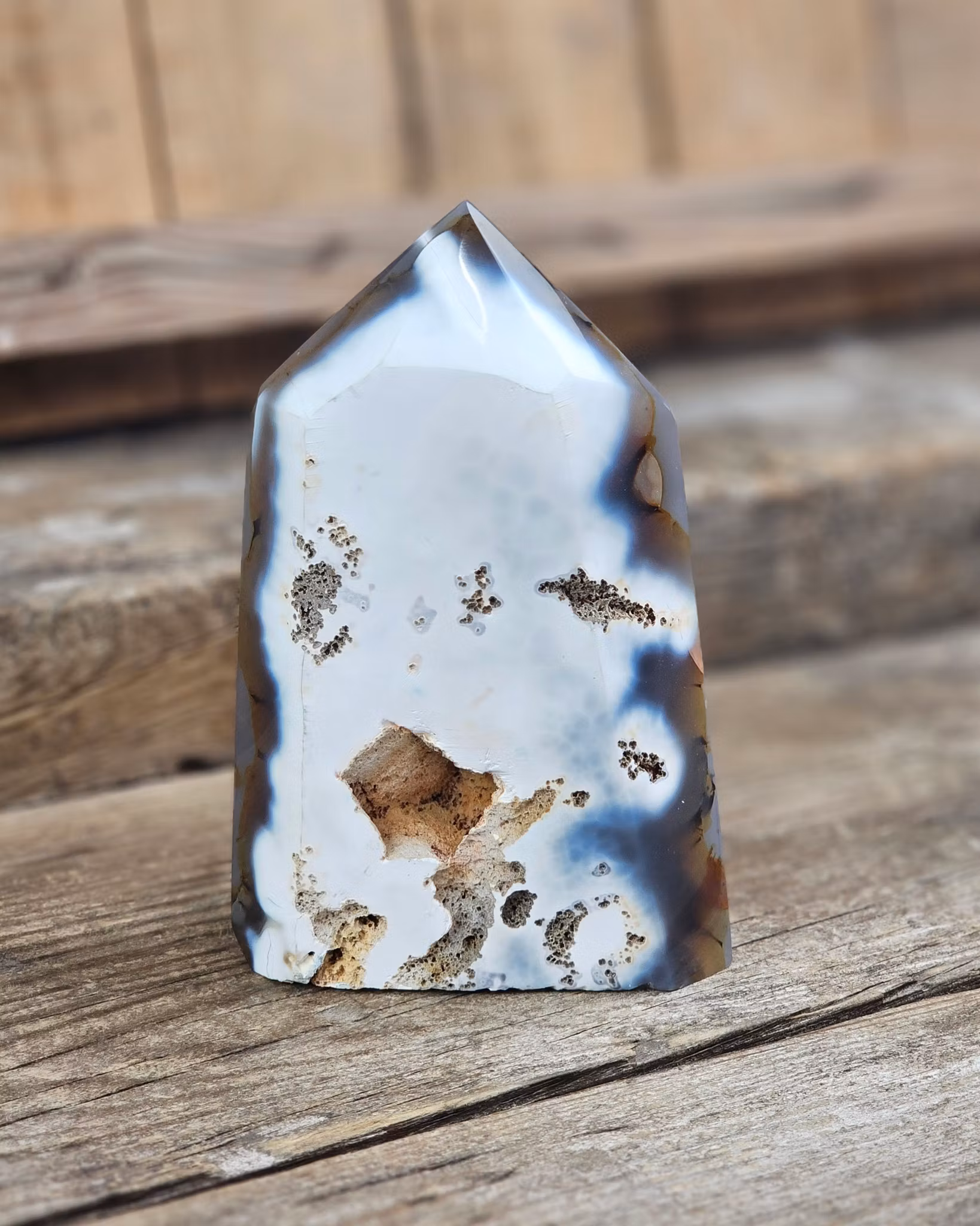 Agat Druzy spets