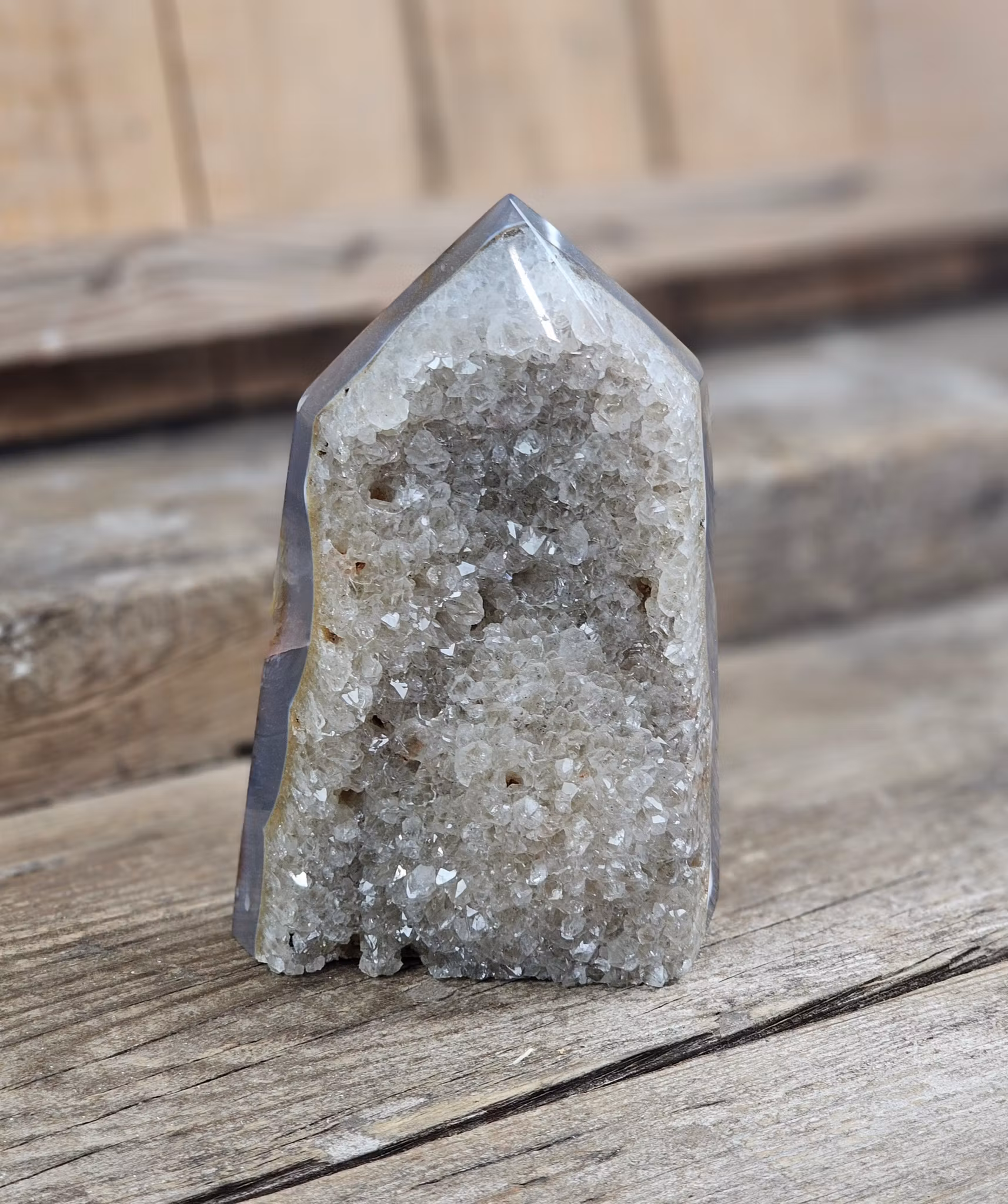 Agat Druzy spets