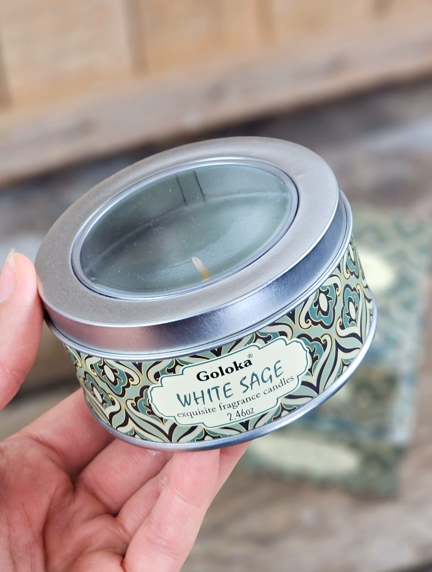 Goloka - White Sage, doftljus 6h