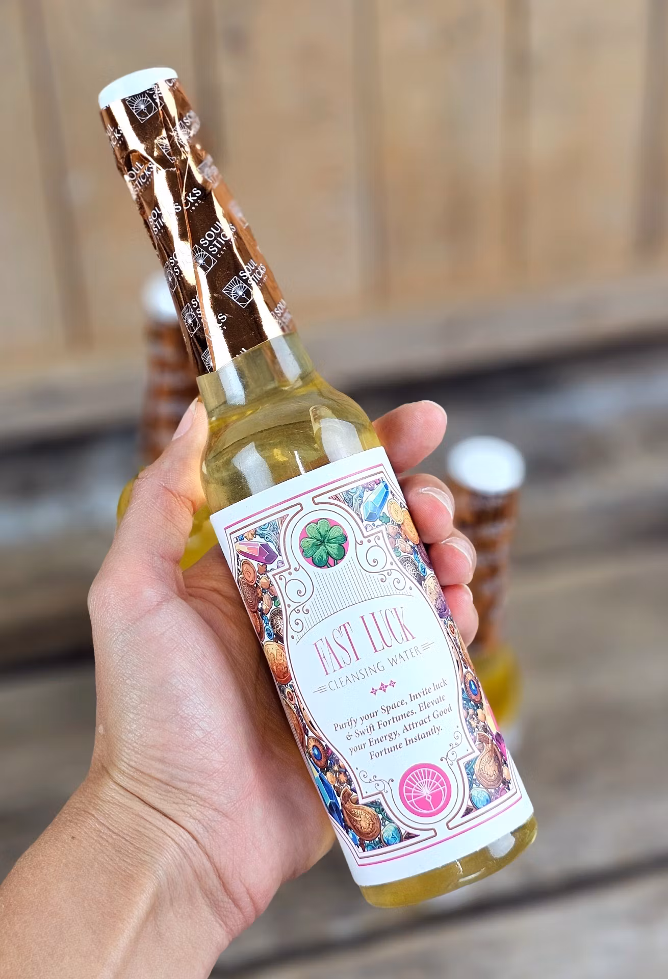 Soul Sticks – Fast Luck Cleansing Water (Rening och Turflöde) 221 ml