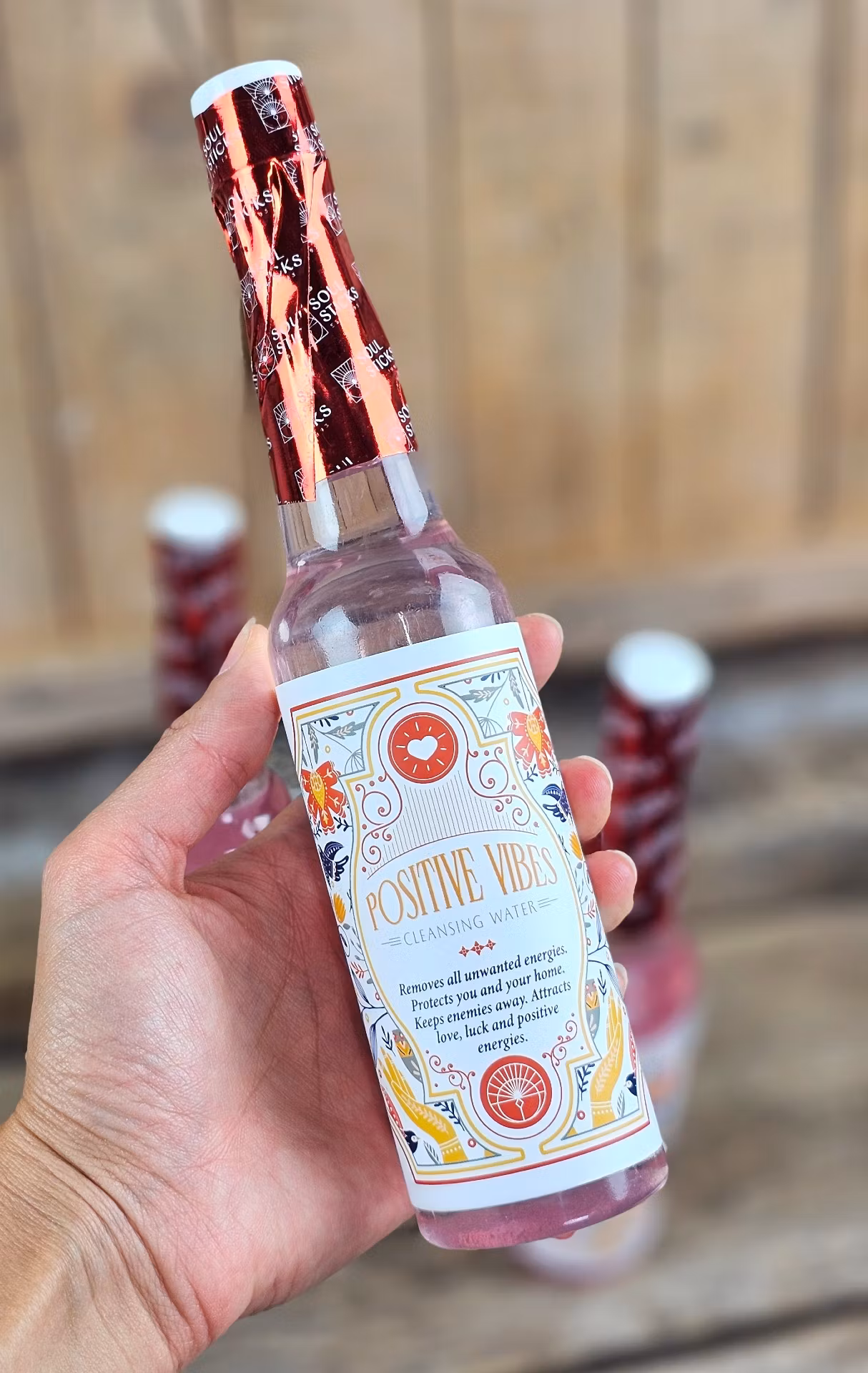 Soul Sticks – Positive Vibes Cleansing Water (Energi och Lätthet) 221 ml