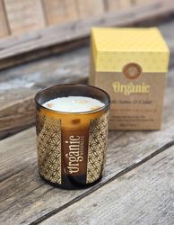 Song Of India - Organic Goodness Palo Santo & Cedar, doftljus 50h